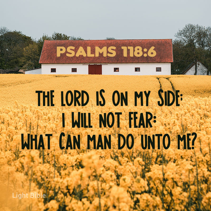 i will not fear what man can do to me kjv